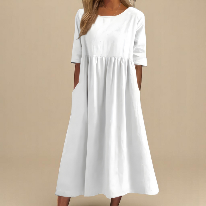 GRACE – FLOWY DAYLIGHT MIDI DRESS
