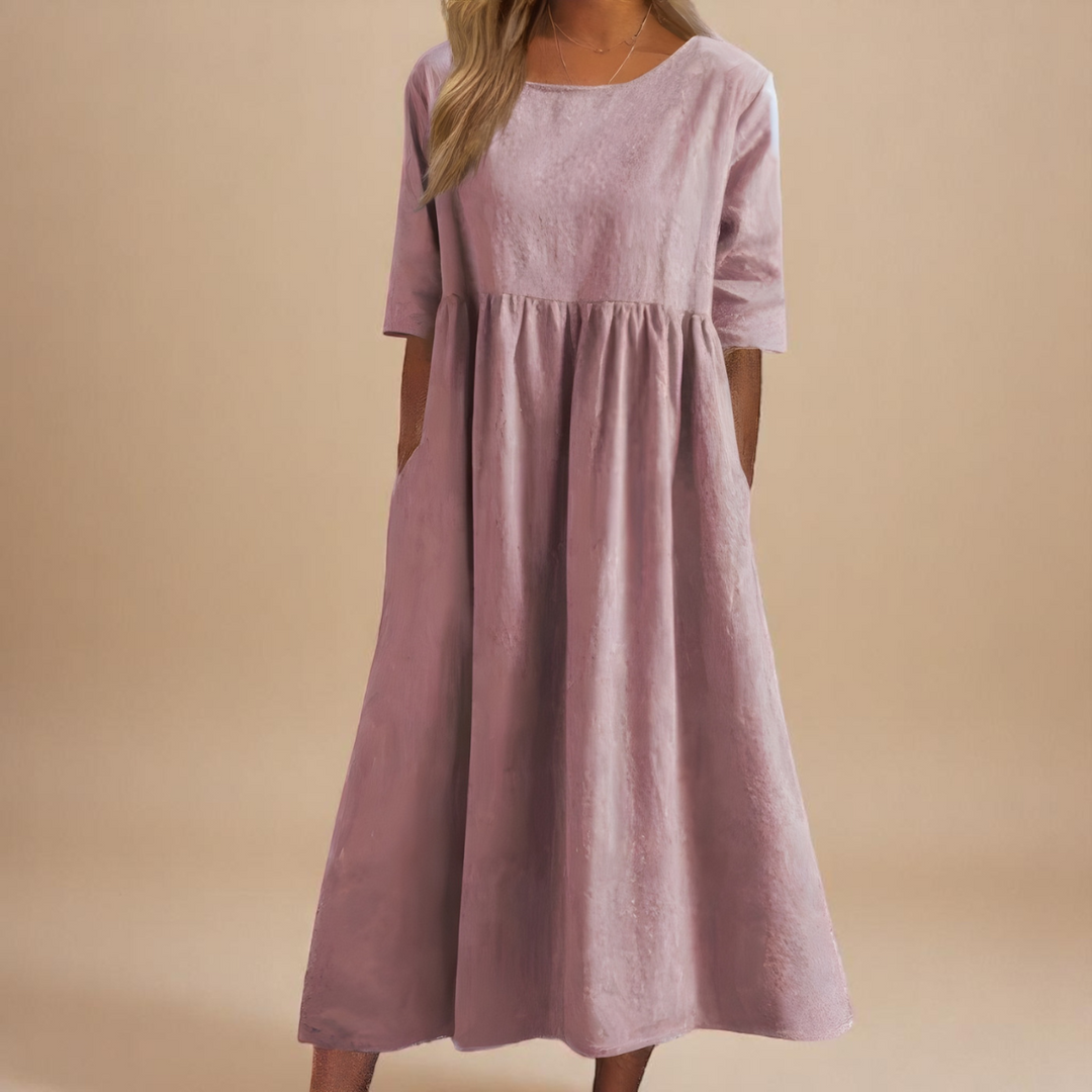 GRACE – FLOWY DAYLIGHT MIDI DRESS