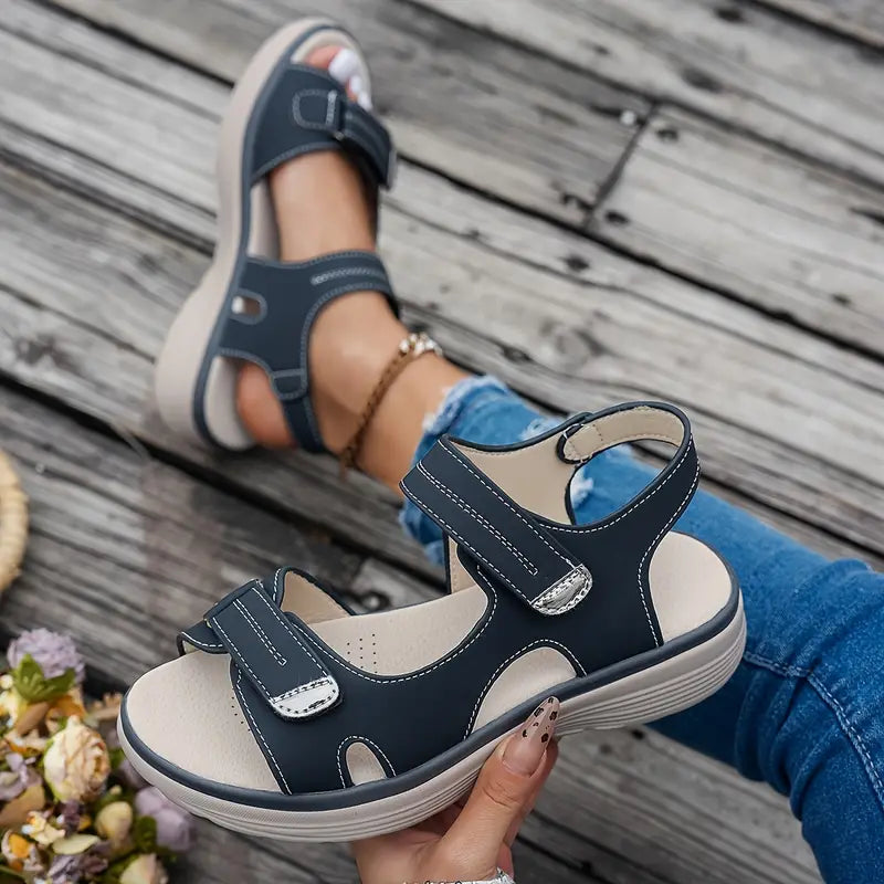 Alia™ | Comfortable Wedge Sandals with Ankle Strap