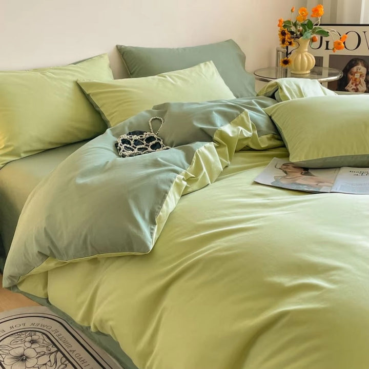 BowLift | Lustova Cotton Duvet Cover | 3pcs Set
