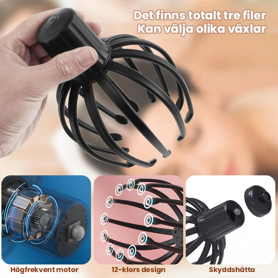 Azura | Octopus Head Massager