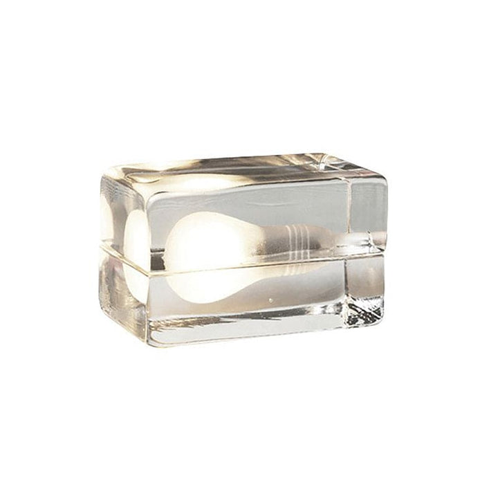 BowLift | Icecube Lamp - Modern Table Lamp in the Shape of an Ice Block