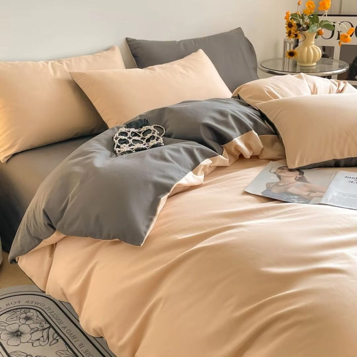 BowLift | Lustova Cotton Duvet Cover | 3pcs Set