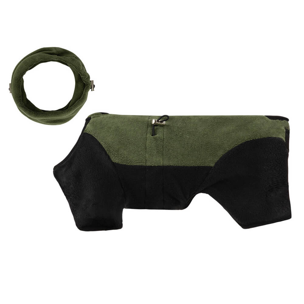 Azura | Full Protection Polar Fleece Dog Overall with Removable Collar