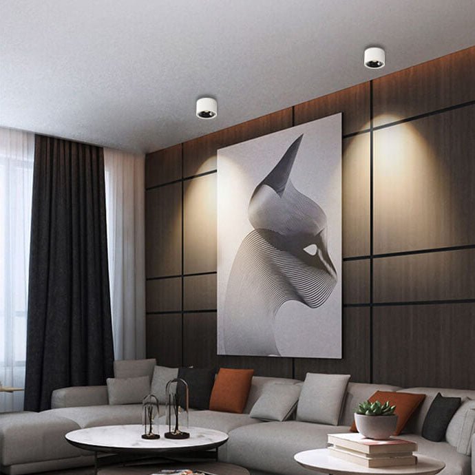 Azura | Origo Minimalistic LED Ceiling Light - Adjustable Round Recessed Lamp