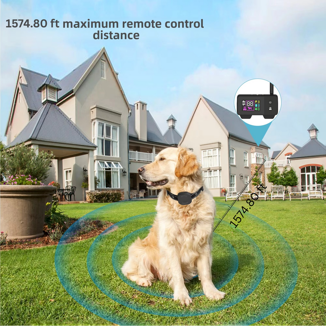 Azura | Ultimate Safety 1,574.8 feet Wireless Dog Fence System with Rechargeable, Waterproof Collar