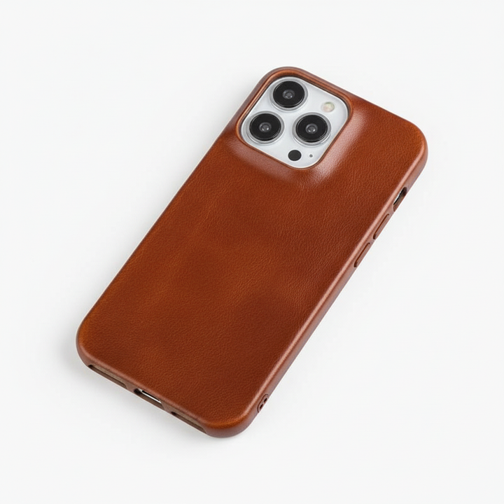 Azura | Oil Wax Genuine Leather Apple iPhone Case