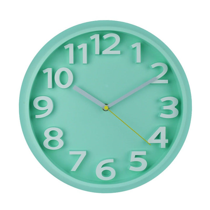 BowLift | 3D Large Number Silent Wall Clocks 12.5 Inch Battery Operated