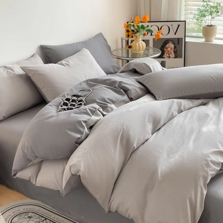 BowLift | Lustova Cotton Duvet Cover | 3pcs Set
