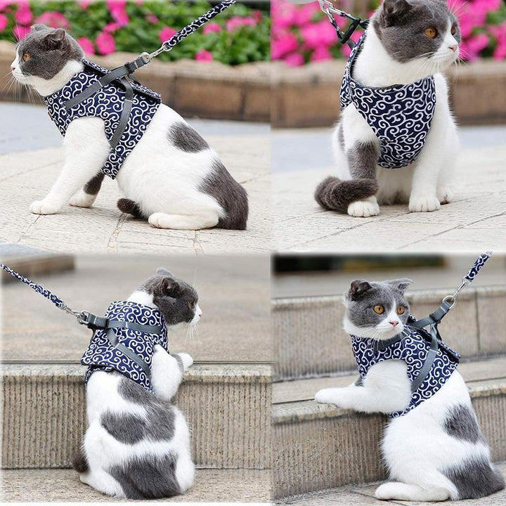 Azura | Escape-Proof Adjustable Cat Walking Harness