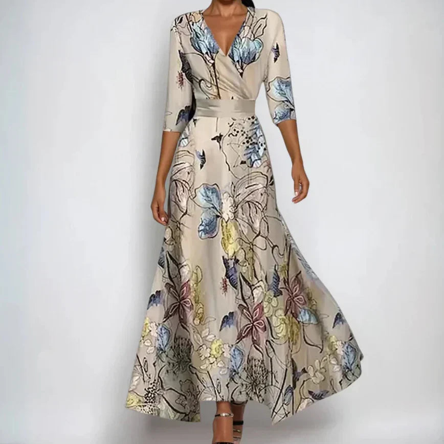 Emily - Luxury Floral Dress