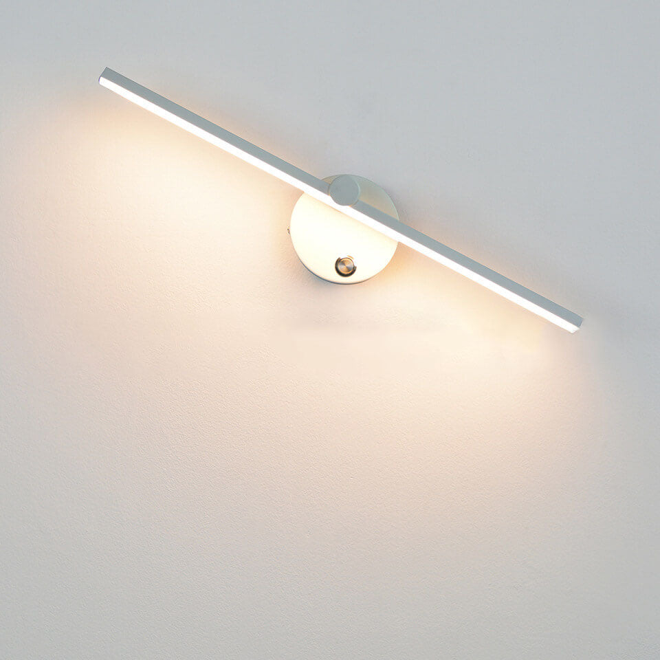 BowLift | Nordic Minimalist Aluminium Long Bar Switch LED Mirror Wall Light Lamp