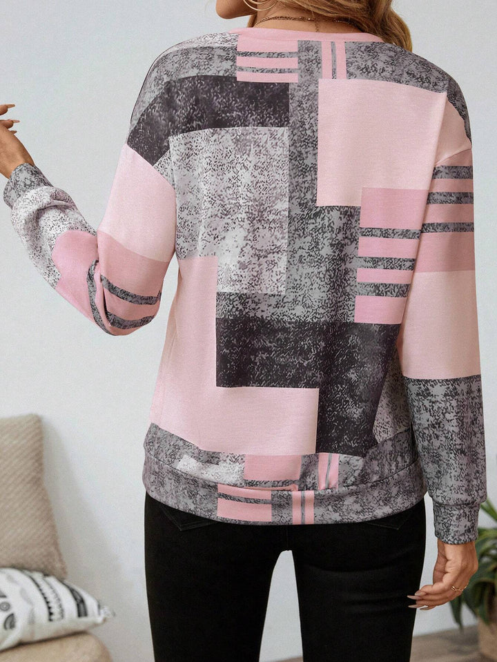 CHANDRIA – MODERN ZIP FRONT BLOUSE