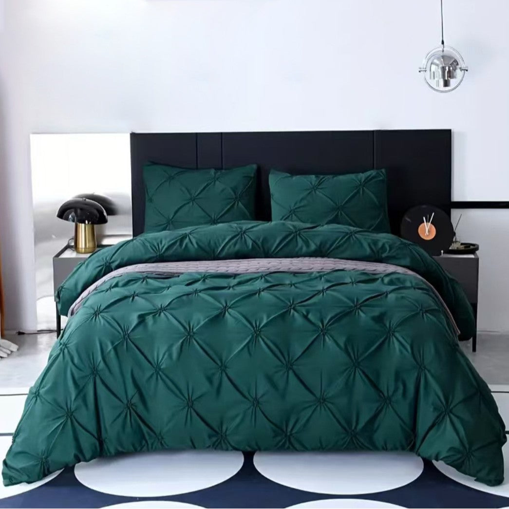 BowLift 丨 Embroidered Craft Three-piece Bedding Set (Pillowcase & Quilt Cover)