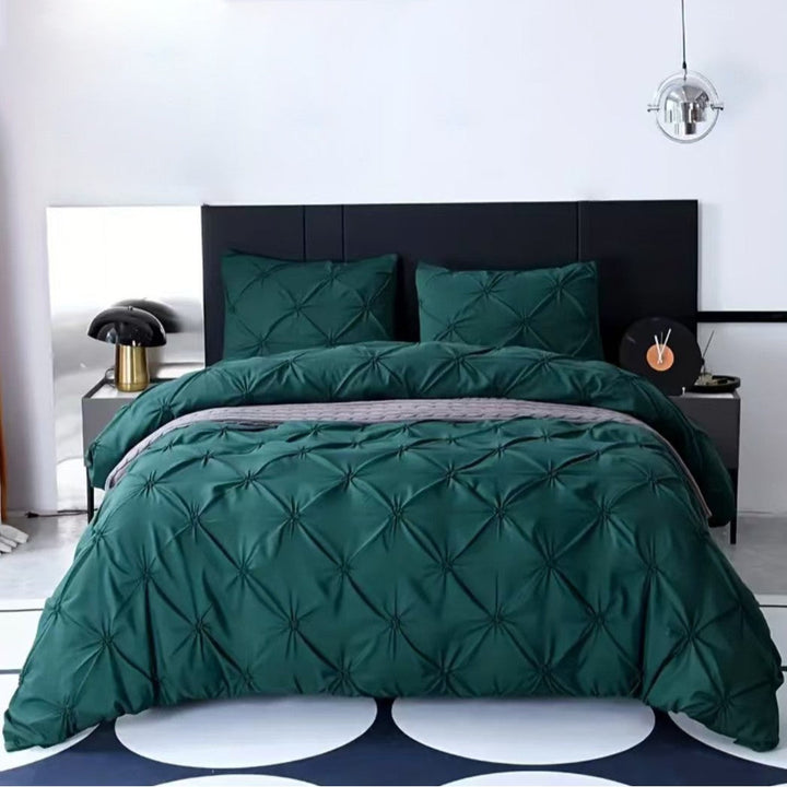 BowLift 丨 Embroidered Craft Three-piece Bedding Set (Pillowcase & Quilt Cover)