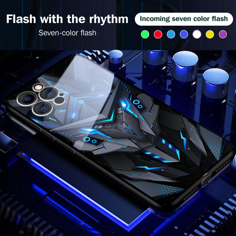 Azura | Cool Mecha Apple Smart Flash Phone Case