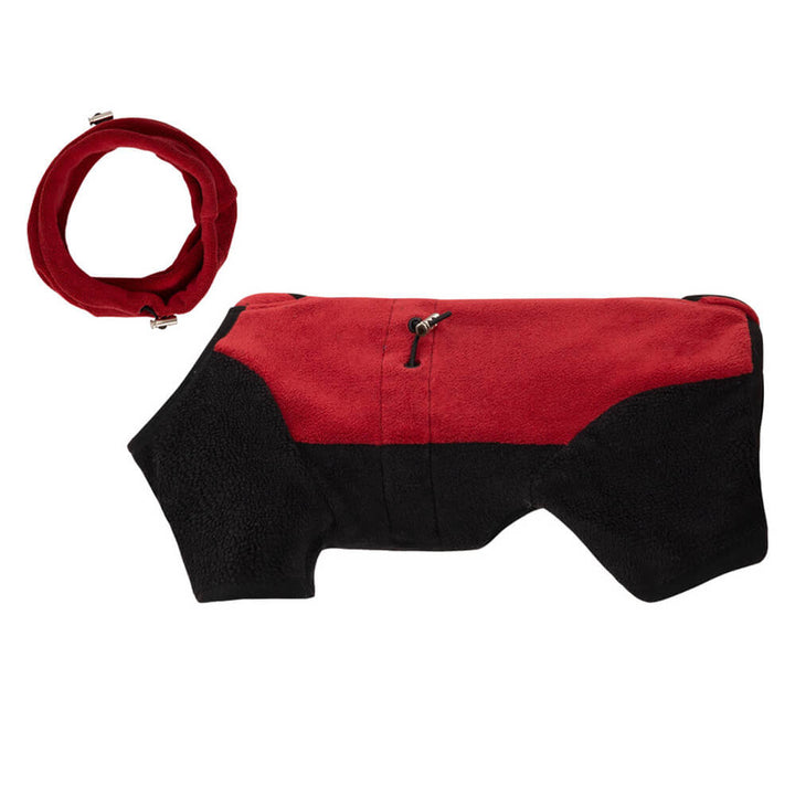 Azura | Full Protection Polar Fleece Dog Overall with Removable Collar