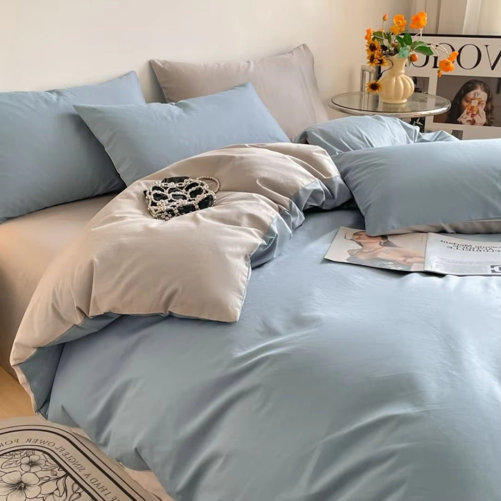 BowLift | Lustova Cotton Duvet Cover | 3pcs Set