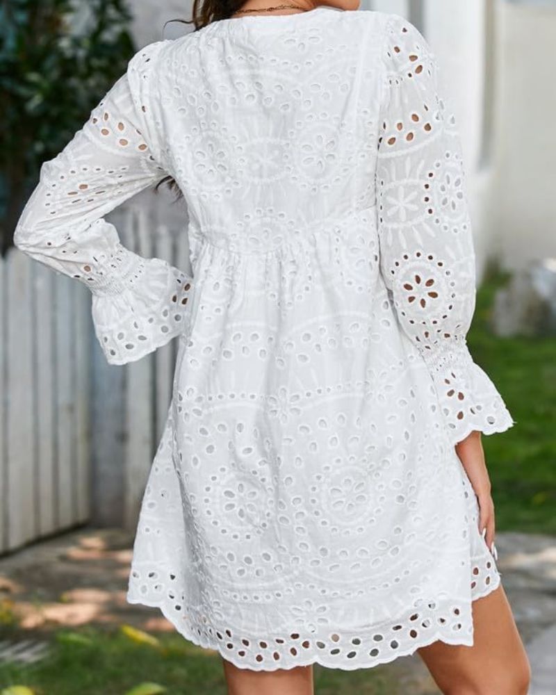 Paisley - Elegant Hollow-Out Midi Dress