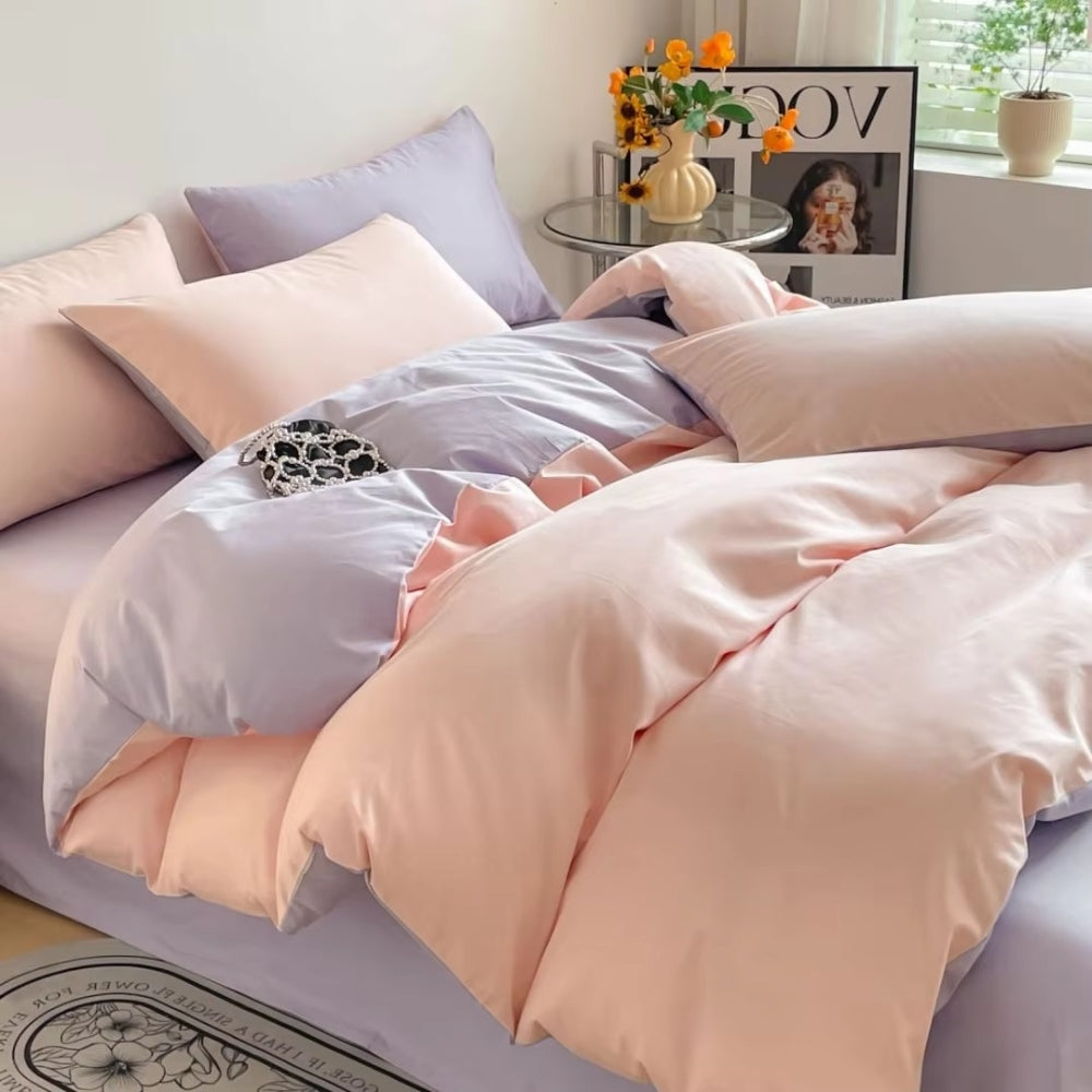 BowLift | Lustova Cotton Duvet Cover | 3pcs Set