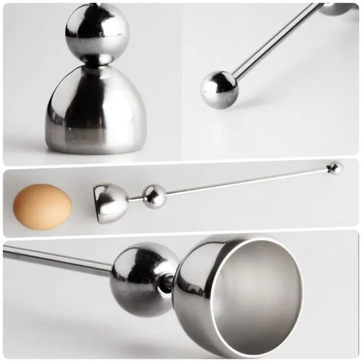Azura | Stainless Steel Egg Opener – Precise Opening with Tapping Effect