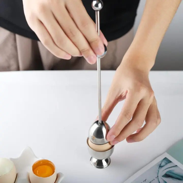 Azura | Stainless Steel Egg Opener – Precise Opening with Tapping Effect