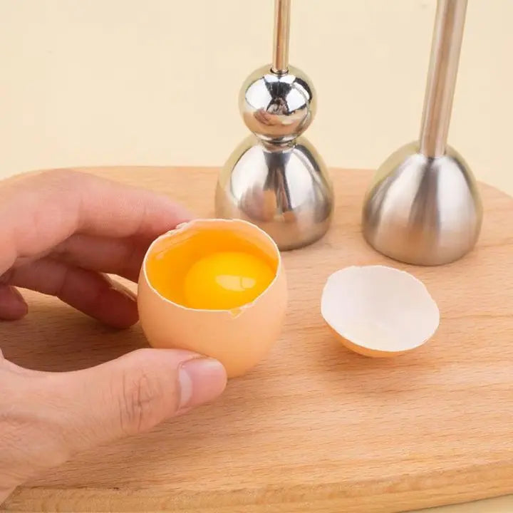 Azura | Stainless Steel Egg Opener – Precise Opening with Tapping Effect