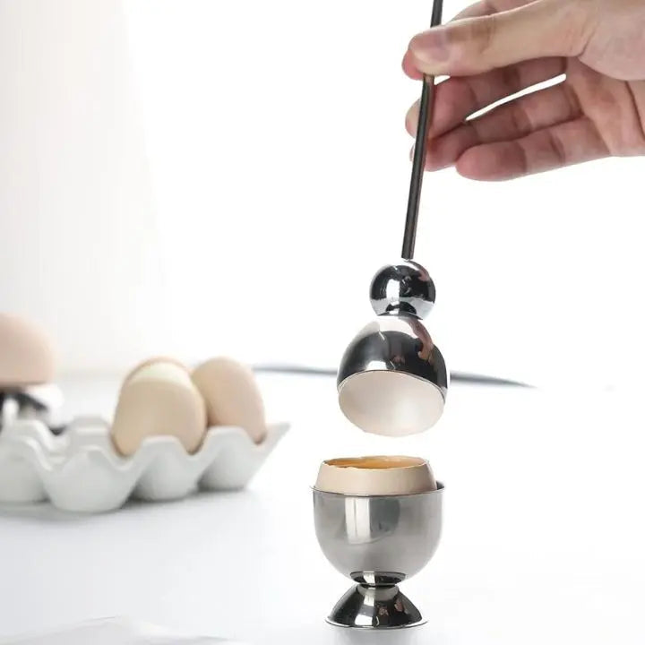 Azura | Stainless Steel Egg Opener – Precise Opening with Tapping Effect