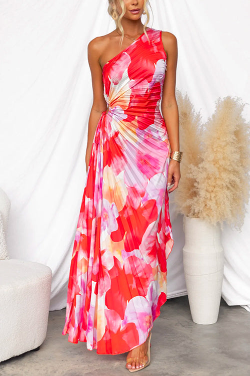 Adeline™ | Vibrant Tropical Evening Dress