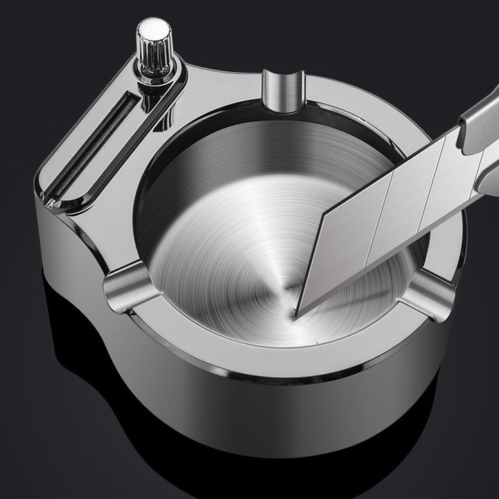BowLift | Retro Metal Ashtray, Cigarette Lighter