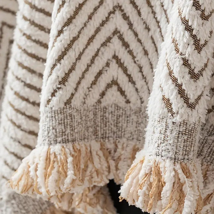 BowLift | Stripe Herringbone Sofa Cover