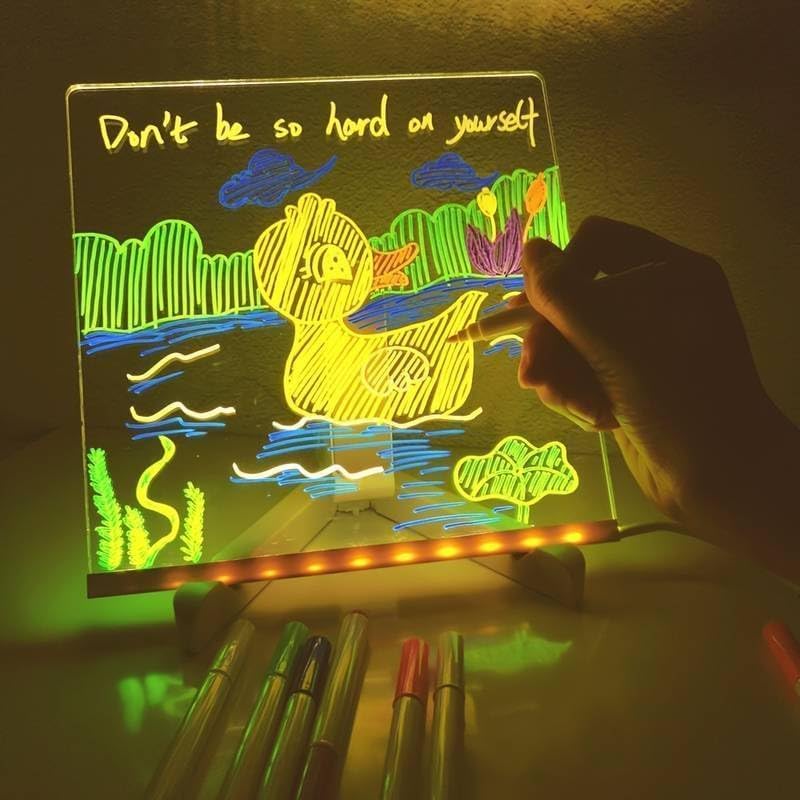 Azura | LED Notice Board with 7 Colors Pen