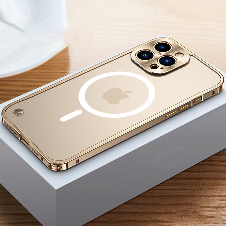 Magnetic phone case for iPhone with metal frame | Azura