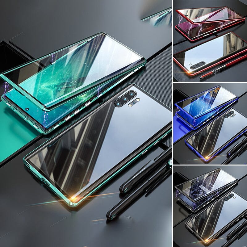 Azura | Samsung magnetic tempered glass double-sided phone case