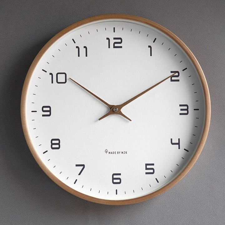 BowLift | Wall clock - Luxora - Nordic design - Solid wood