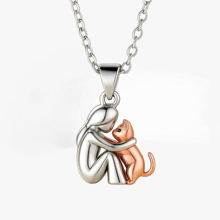 Elisa - Cat-shaped pendant necklace