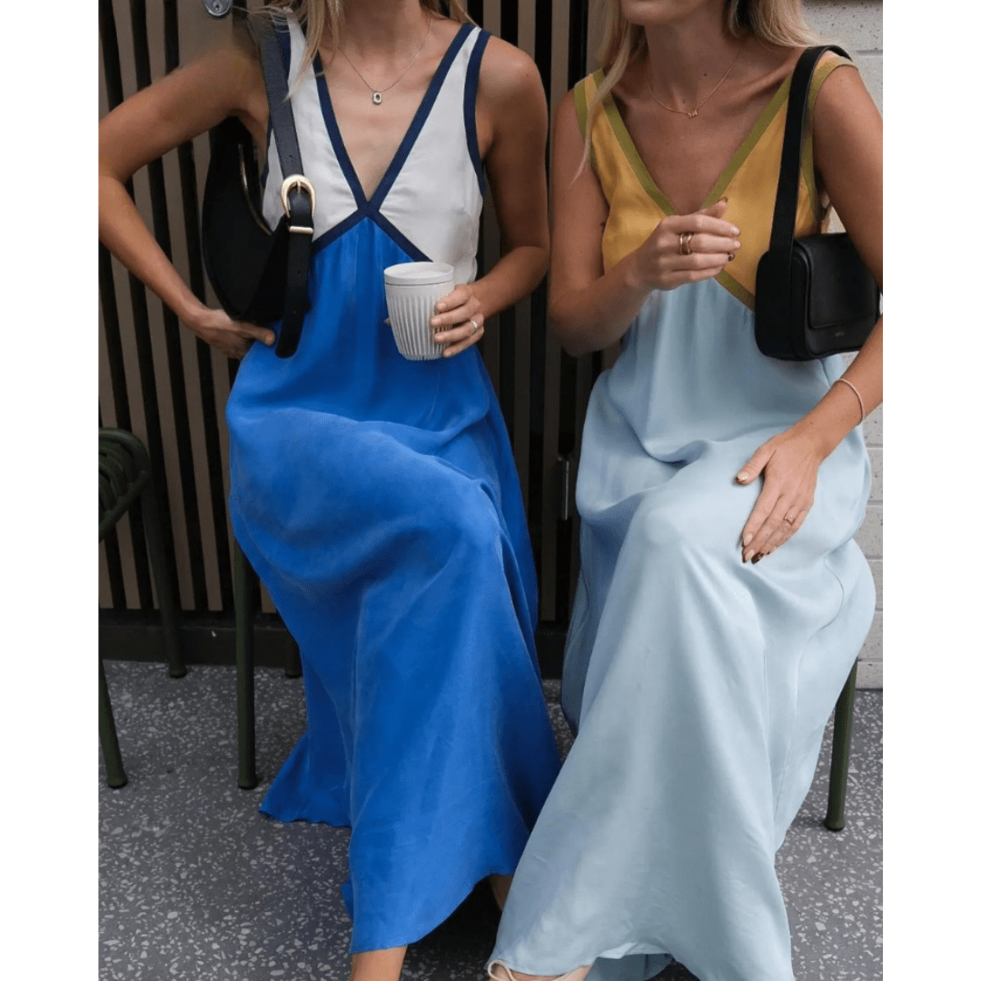RENATA | V-NECK DRESS