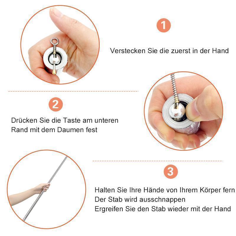 Azura | Portable Metal Rod for Self-Defense and Magic
