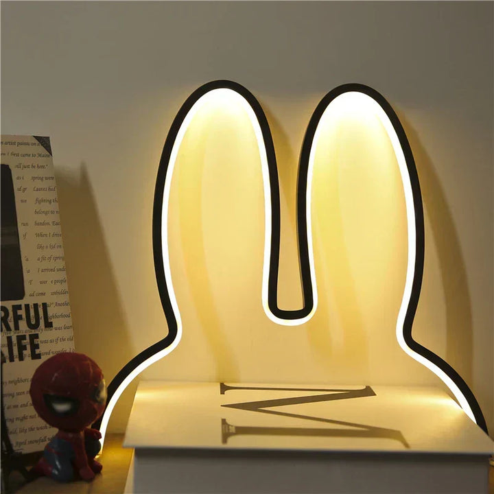 BowLift | USB rechargeable rabbit night light with color change function