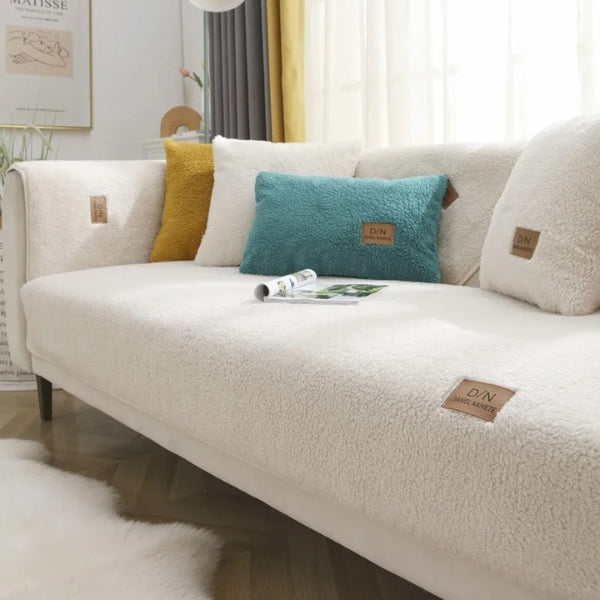 BowLift | Waterproof Sofa Throw Covers | Slip Couch Protector | Washable Sofa Cover for Sofa Beds