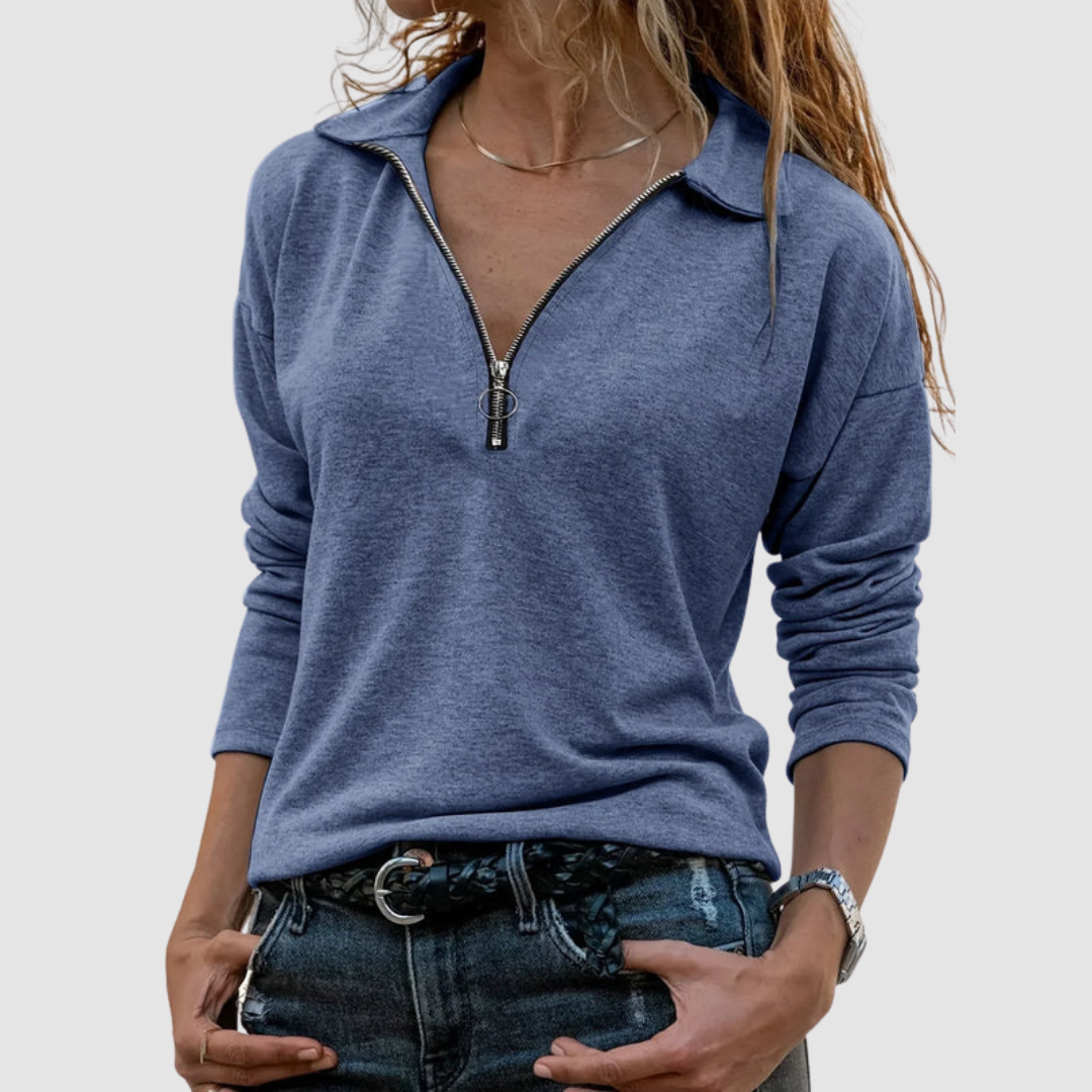 Shea™ Top with Zip Detail