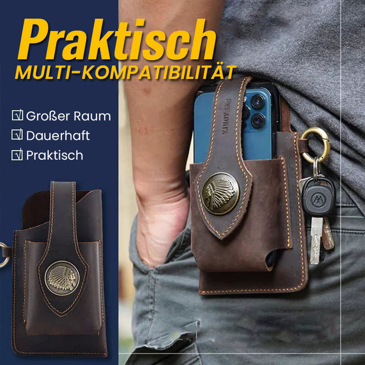 Azura | Multifunctional leather phone case