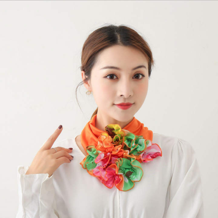 Azura | Fashion Lace Scarf Flower Collar