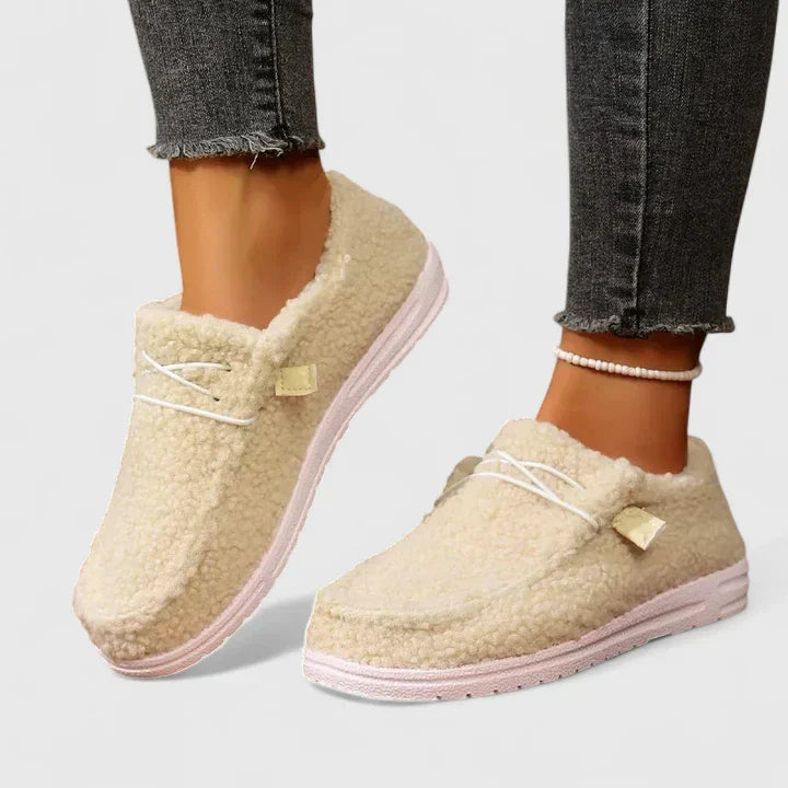 DEMI – COZY SHERPA LOAFERS