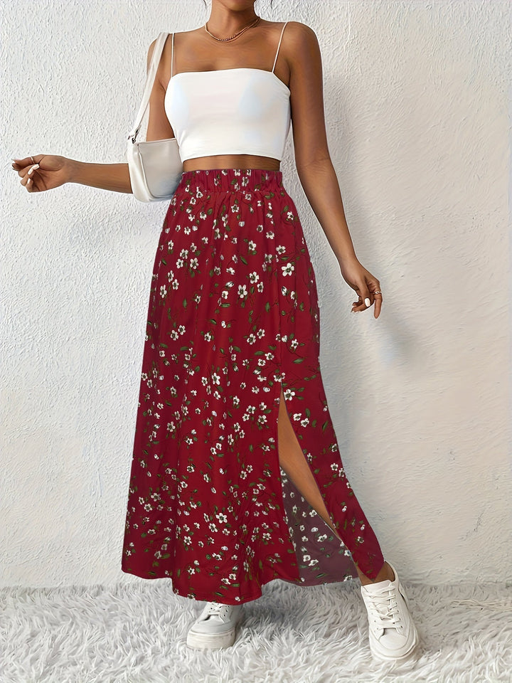 SOLYNNE – FLORAL PRINT MAXI ROCK