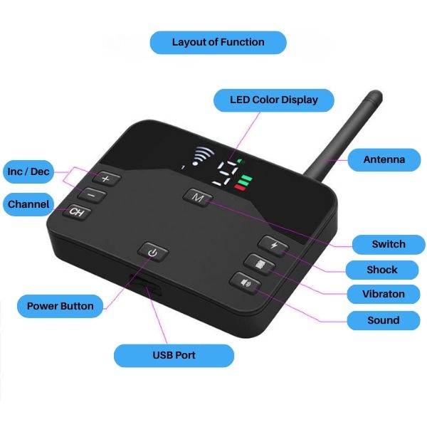Azura | 2-in-1 Wireless Pet Training Collars and Dog Fence Sound Check Electric and Vibrating Shock Dog Collar Fence From 65 to 1640 Feet
