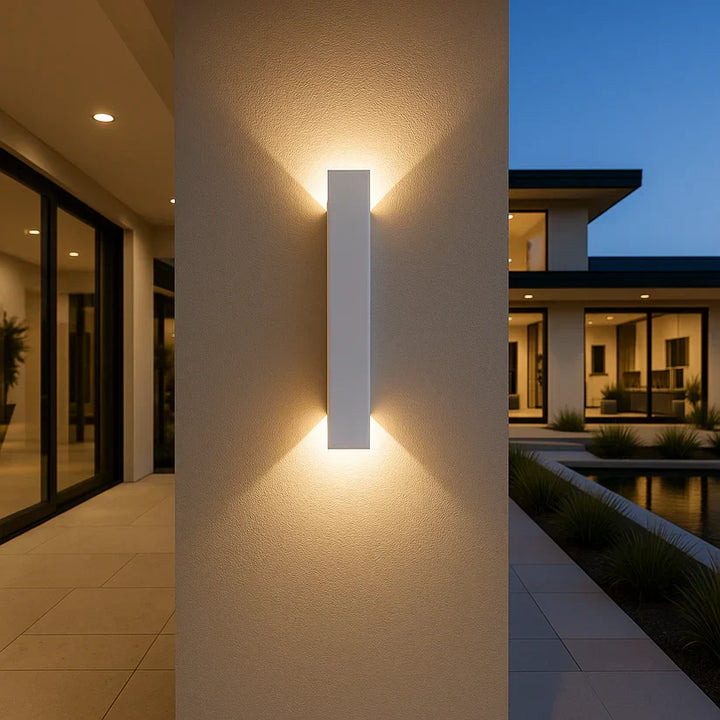 Azura | Weatherproof LED Outdoor Wall Light | IP65 Rated, Energy Efficient & Modern Design for Garden and Terrace Use