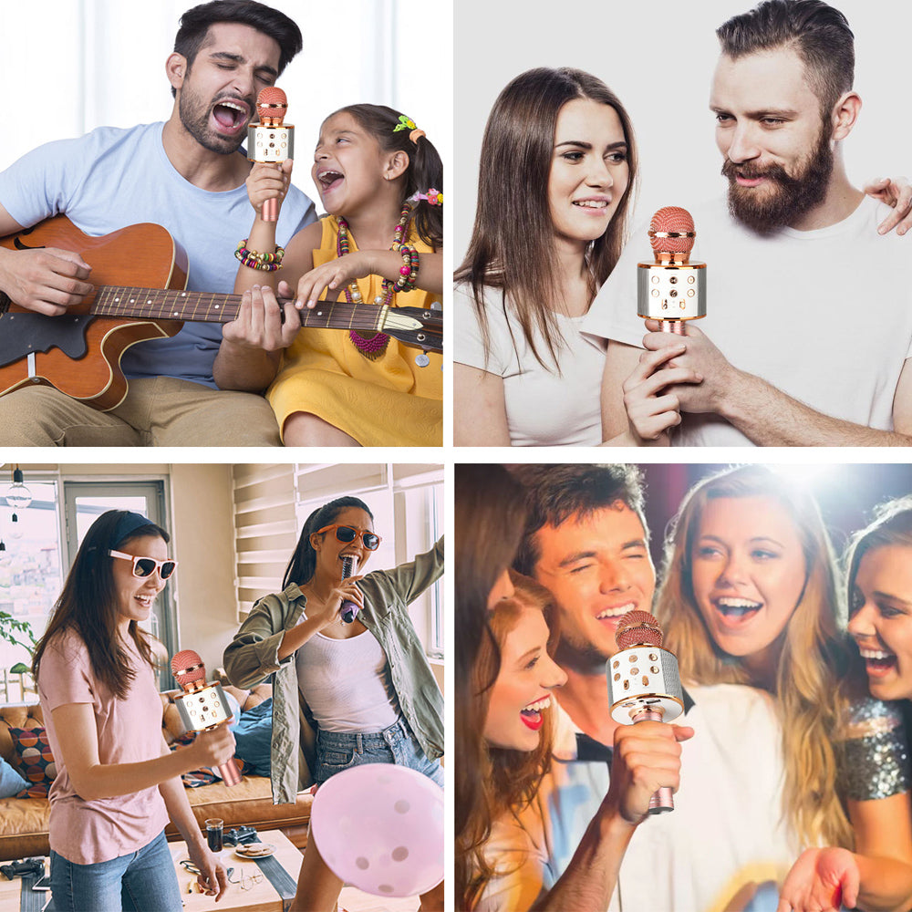 Azura | Rechargeable wireless Bluetooth karaoke microphone