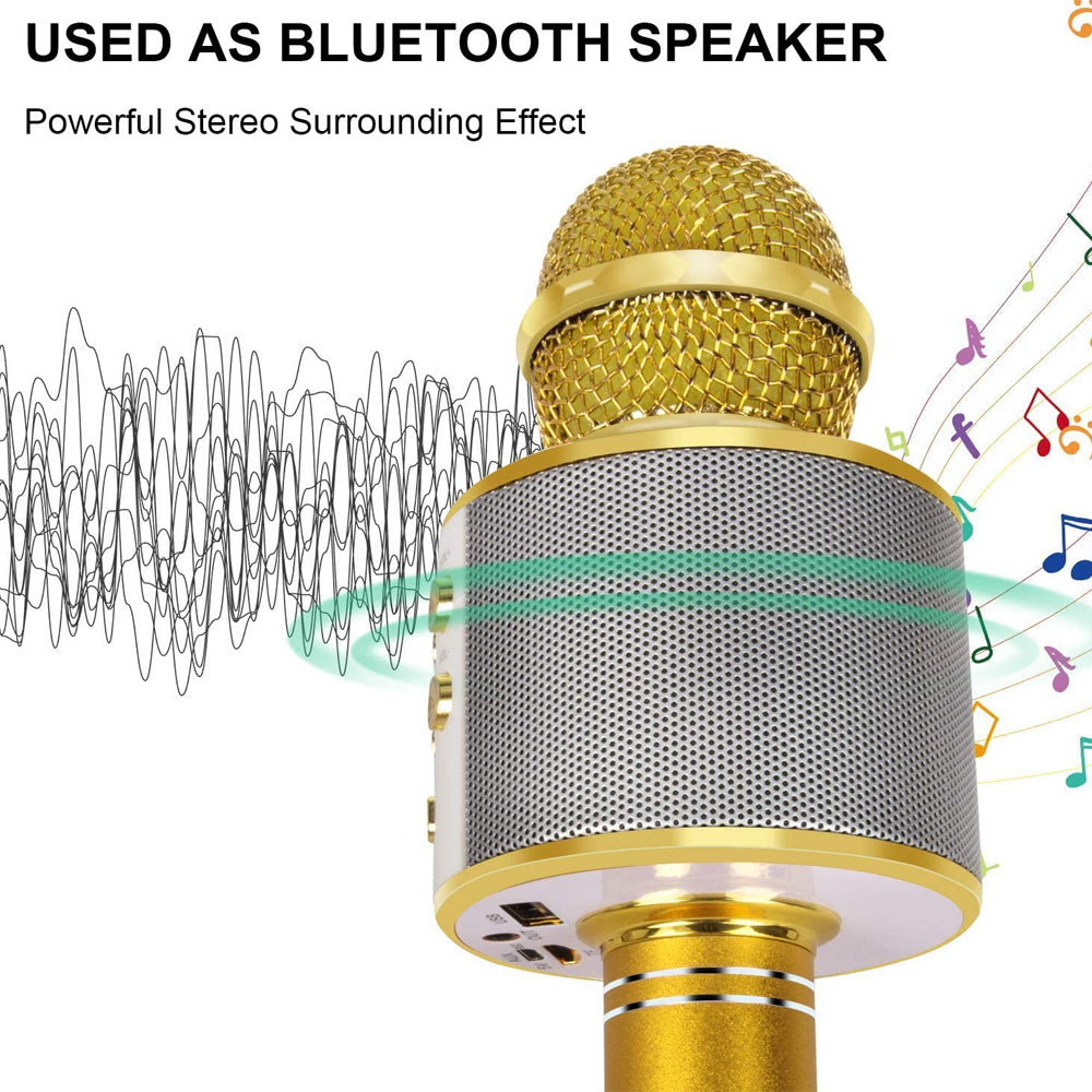 Azura | Rechargeable wireless Bluetooth karaoke microphone