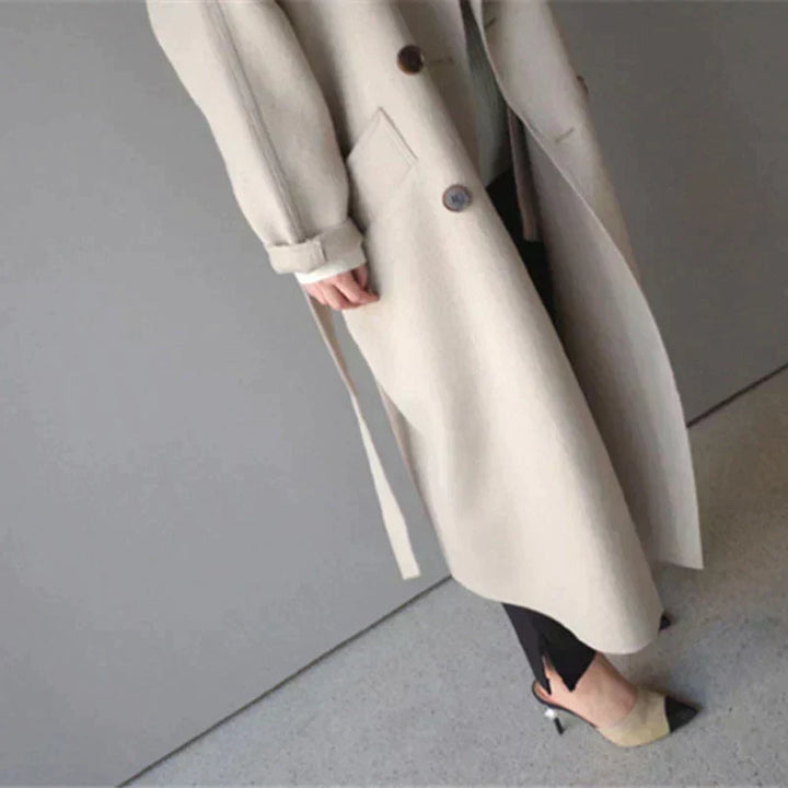 Sarah™ - Longline Wool Coat